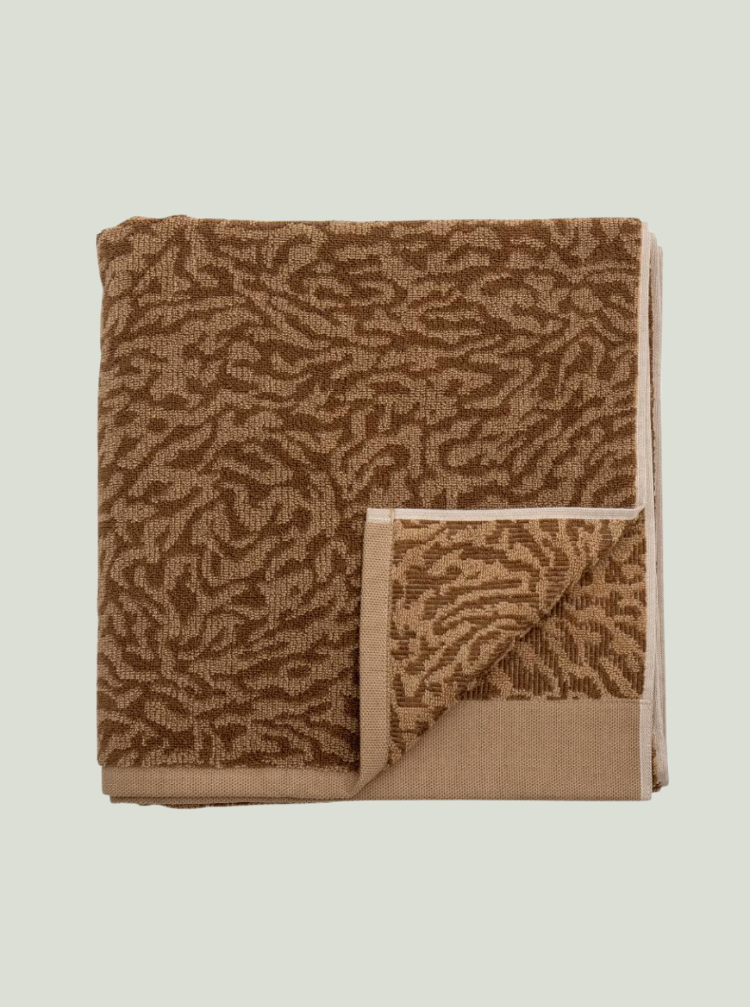Ręcznik Kaysa, brązowy, bawełna, dł. 100 x szer. 50 cm Bloomingville