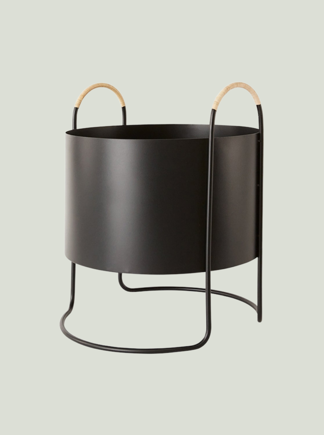 Doniczka Maki Plant Box Black - Low OYOY