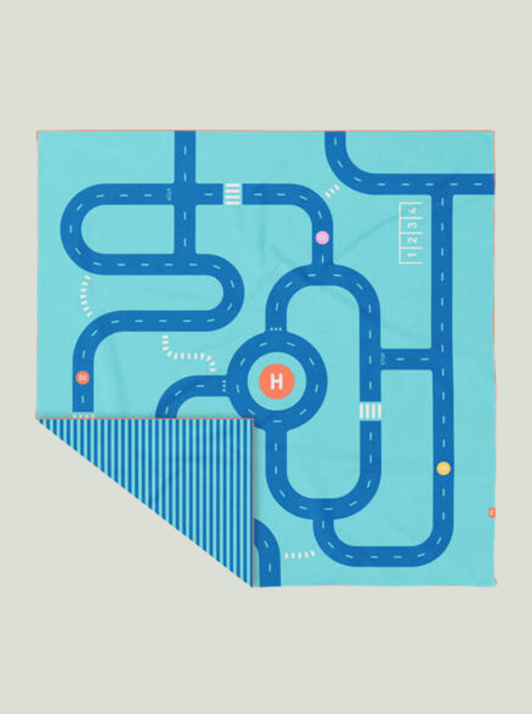 QUUT Dwustronny ręcznik plażowy PlayTowels XL (180 x 180cm) Road