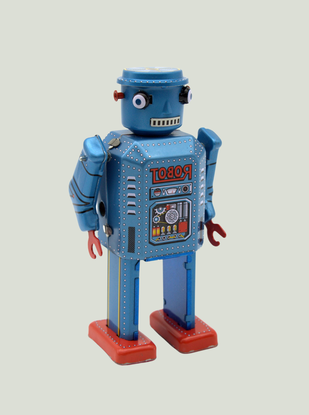Saint John V2 R-35 ROBOT Vintage blaszana zabawka