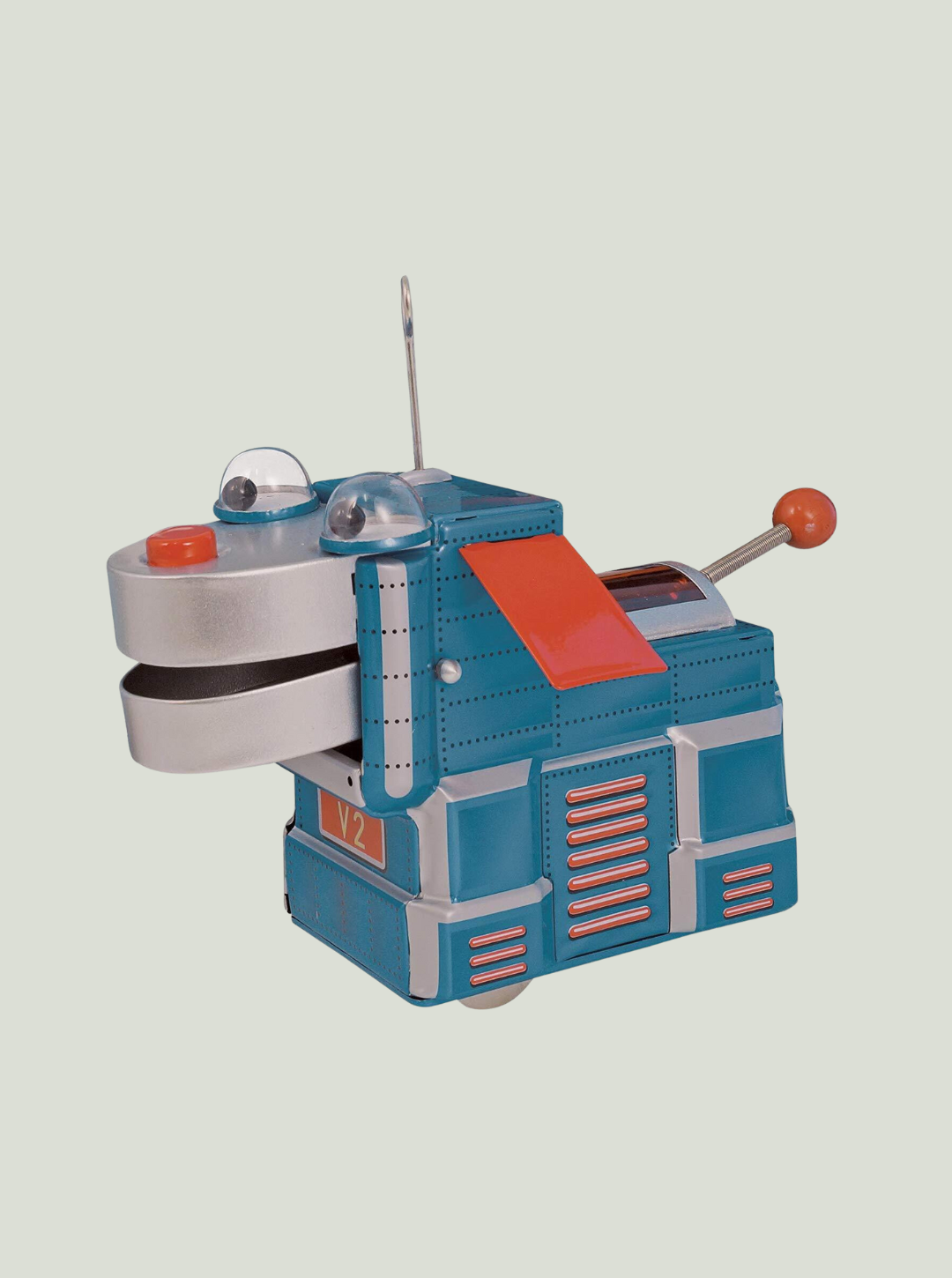 Saint John V2 Space Dog mechaniczny nakręcany Vintage blaszana zabawka