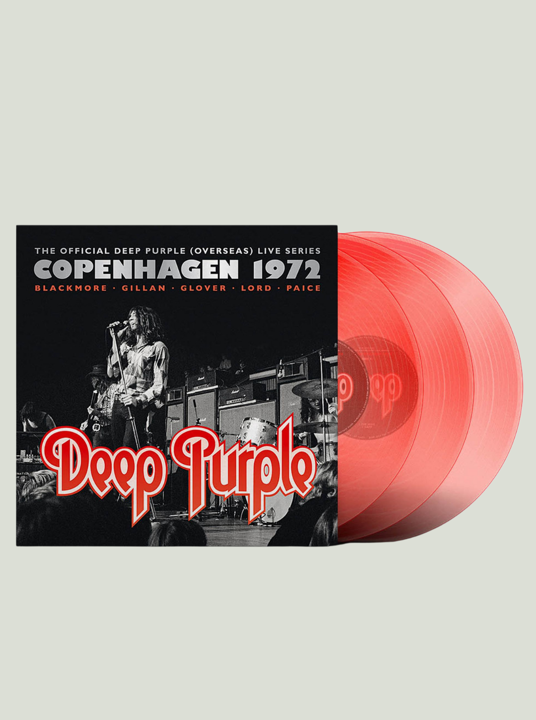 Płyta winylowa Deep Purple - Copenhagen 1972 (remastered) (180g) (Limited Numbered Edition) (Red Vinyl)