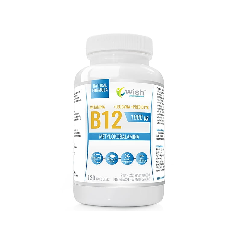 Witamina B12-1000 120kaps. Wish