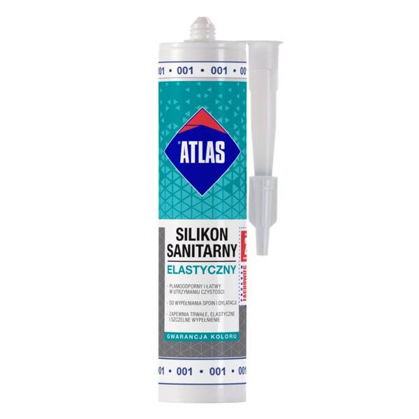 Silikon sanitarny elastyczny Biały 280ml