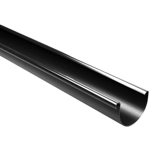 Rynna dachowa PVC 125 x 3000 czarna Kaczmarek