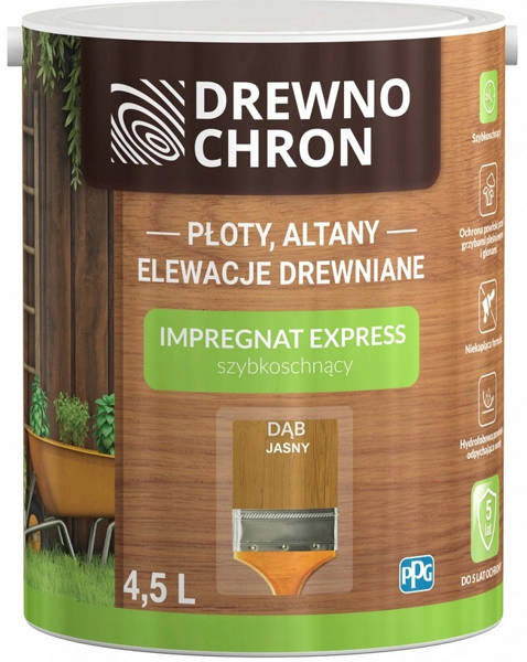 Impregnat Drewnochron Express 4,5L Dąb jasny