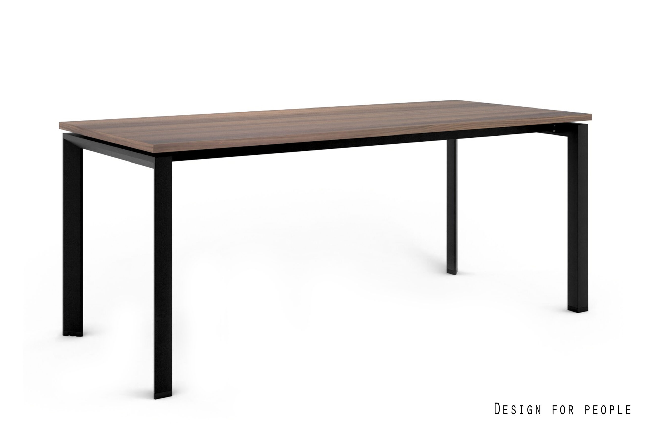 PASON Manager Desk biurko systemowe, czarny stelaż, blat