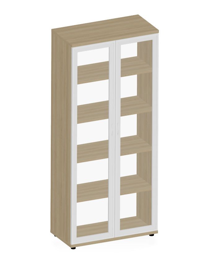 HEBE TS511 regał przeszklony 80,2x40x184,1h