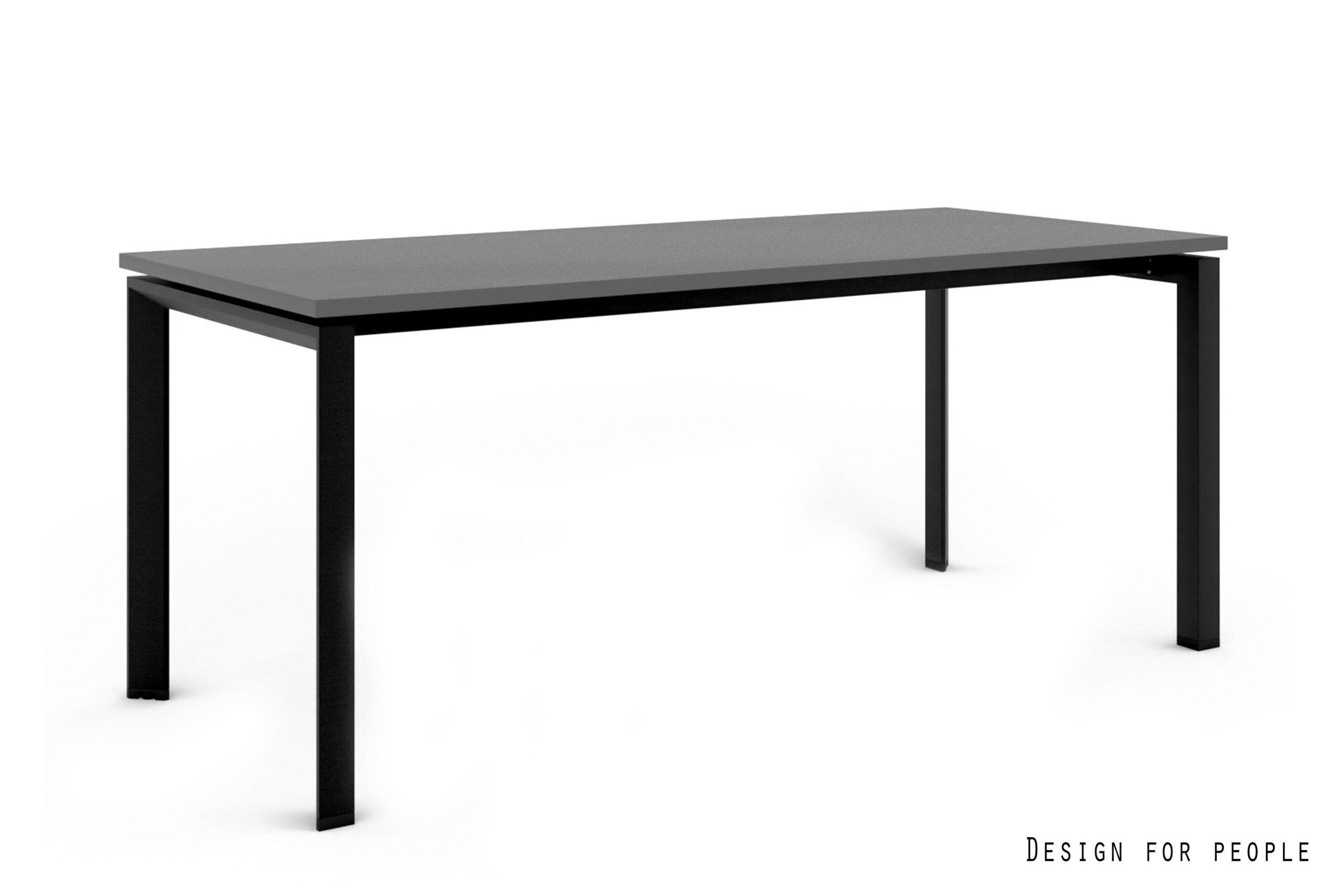 PASON Manager Desk biurko systemowe, czarny stelaż, blat
