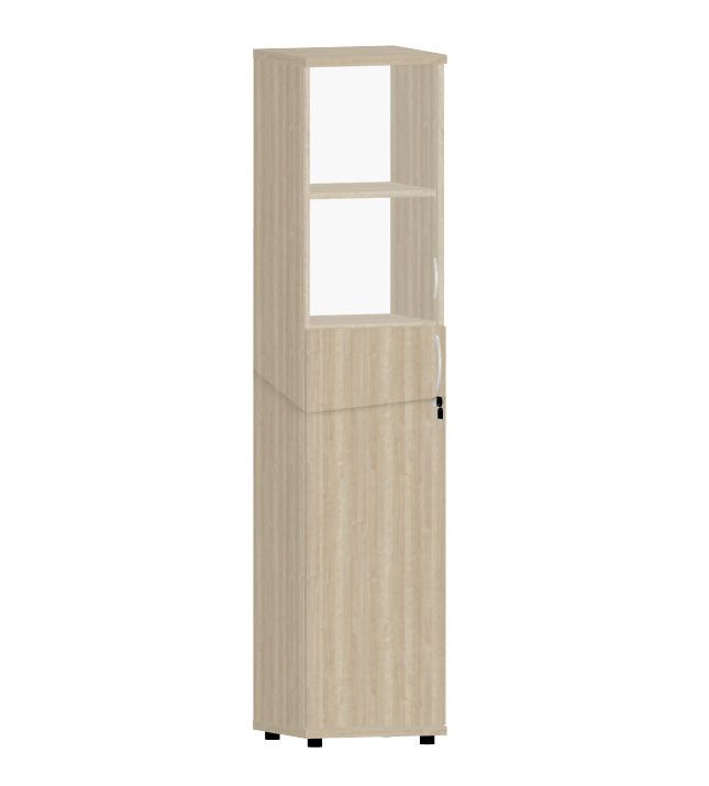 HEBE TS531 regał z witryną 40,2x40x184,1h
