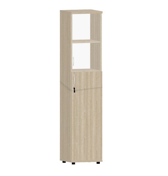 HEBE TS530 regał z witryną 40,2x40x184,1h