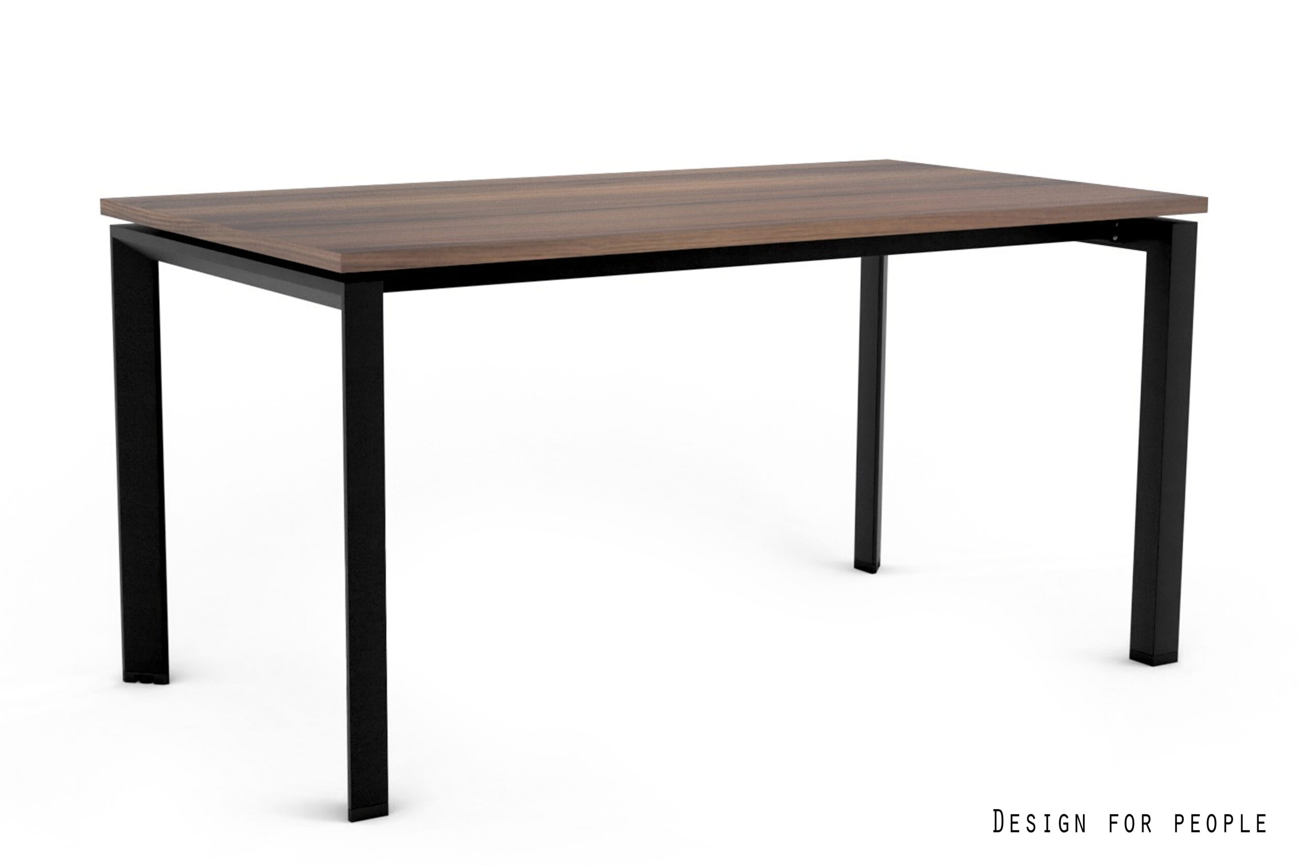 PASON Manager Desk biurko systemowe, czarny stelaż, blat