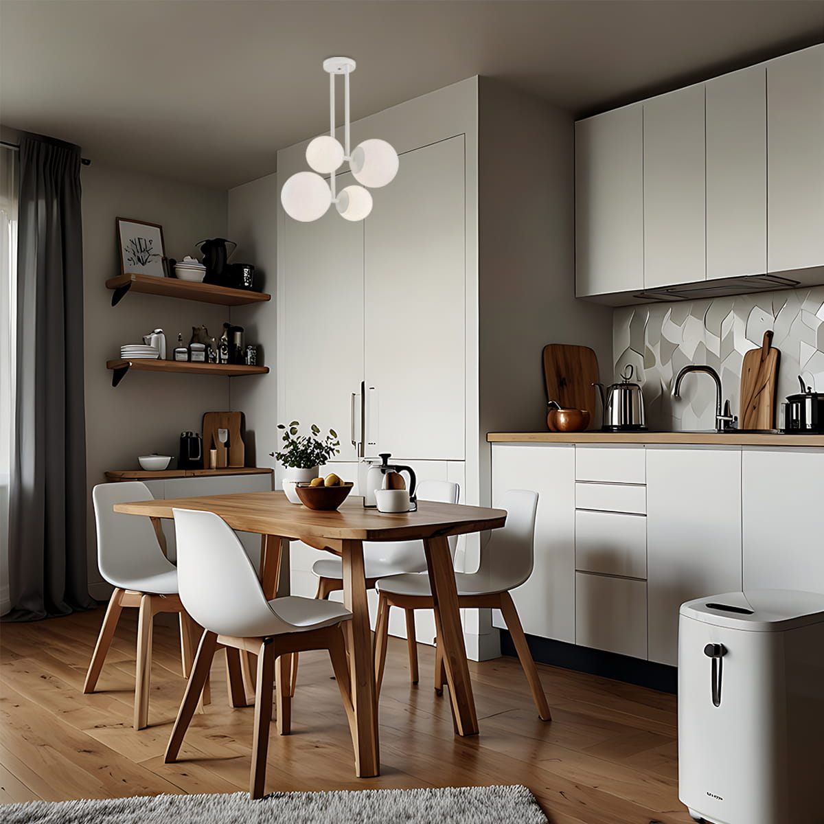 Argon Aspen lampa podsufitowa 4x15W LED biała 1644