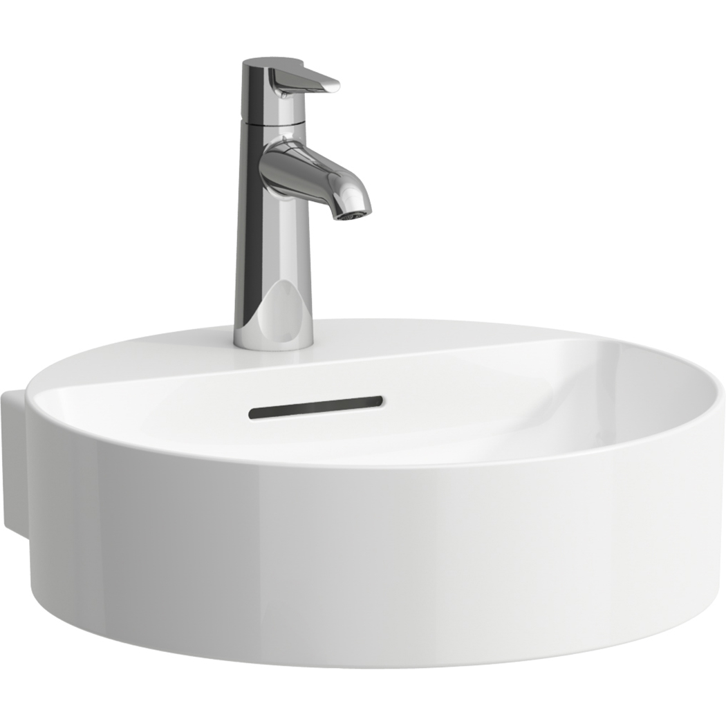 Laufen Val umywalka 42,5x40 cm okrągła ścienna-meblowa biała H8112810001041