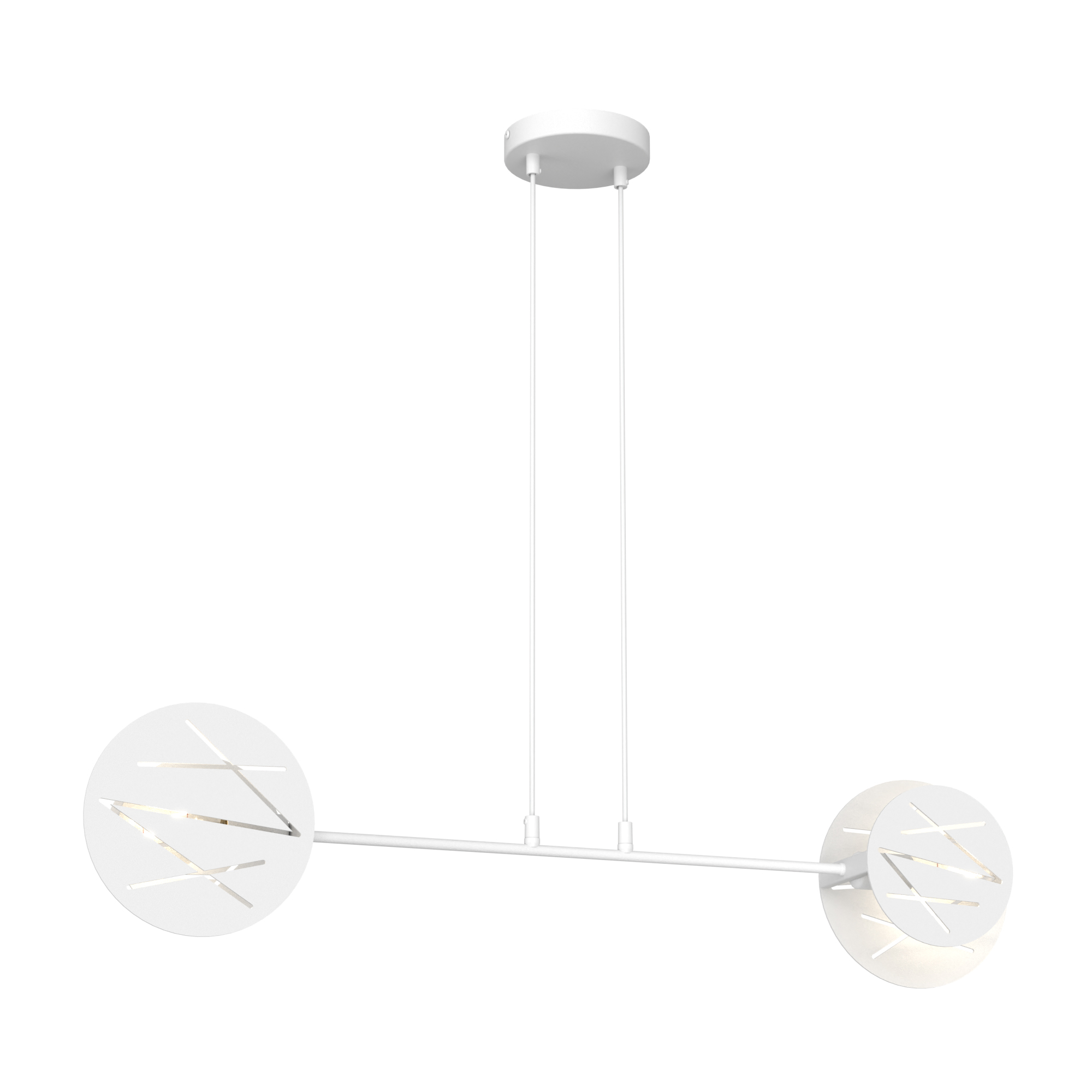 Emibig Xotic lampa wisząca 2x15 W biała 1412/2