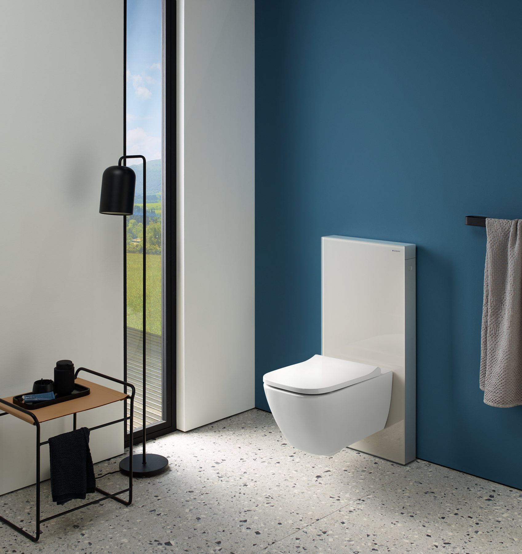 Geberit Smyle Square miska WC wisząca Rimfree KeraTect biała 500.208.01.8
