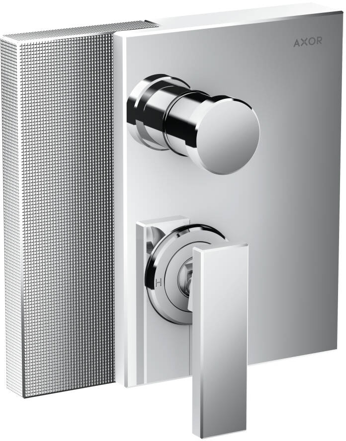 Axor Egde bateria wannowo-prysznicowa podtynkowa szlif diamentowy chrom 46421000