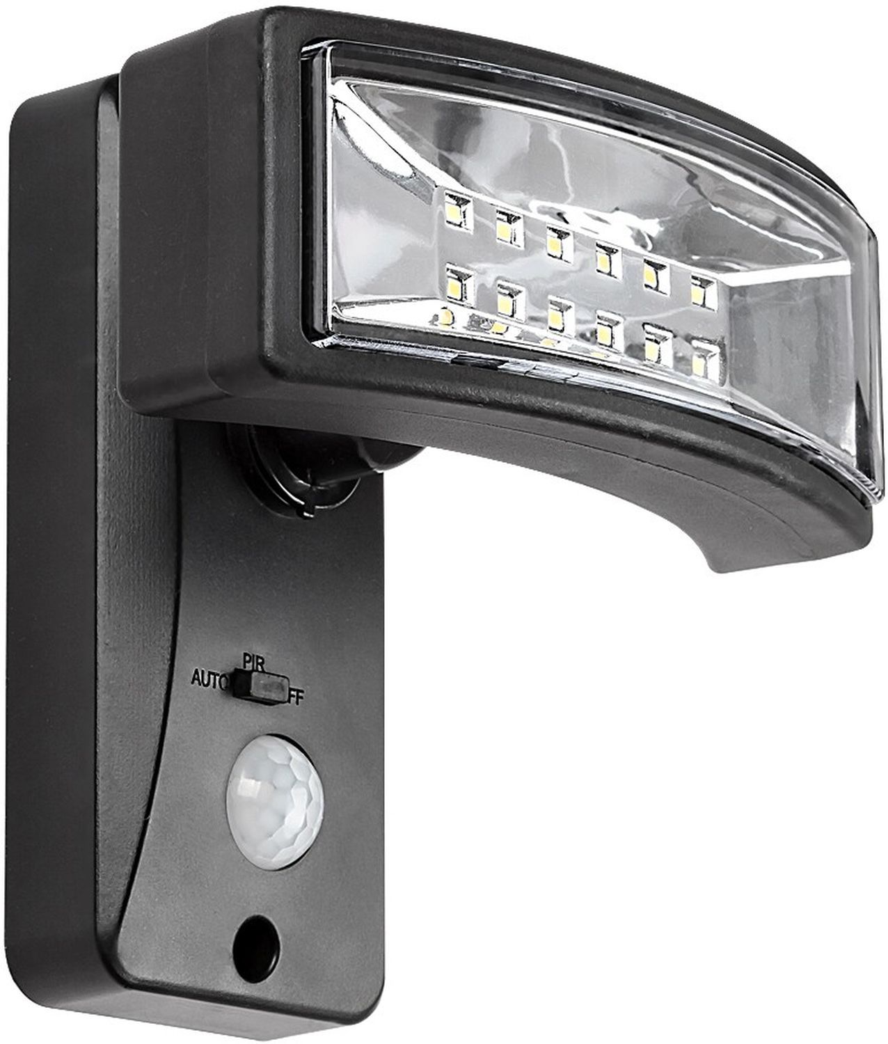 Rabalux Alaska kinkiet solarny 1x2,4 W czarny 77019