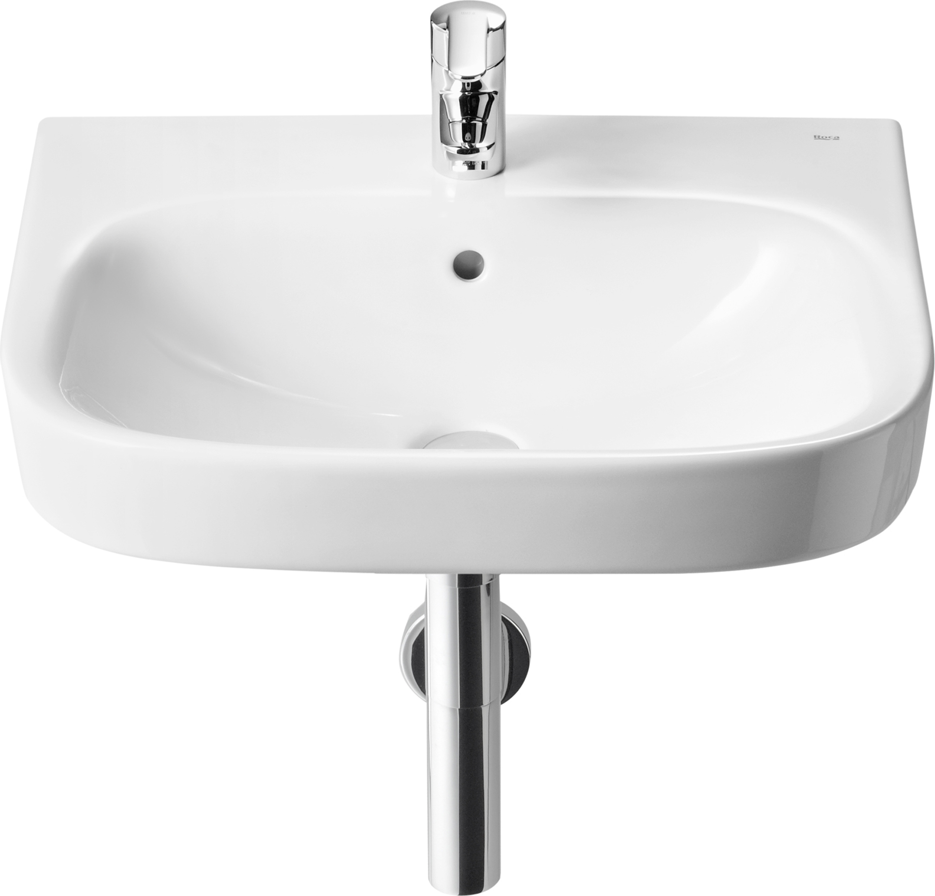 Roca Debba umywalka 50x42 cm prostokątna ścienna biała A325996000 - Wysyłka w 24h