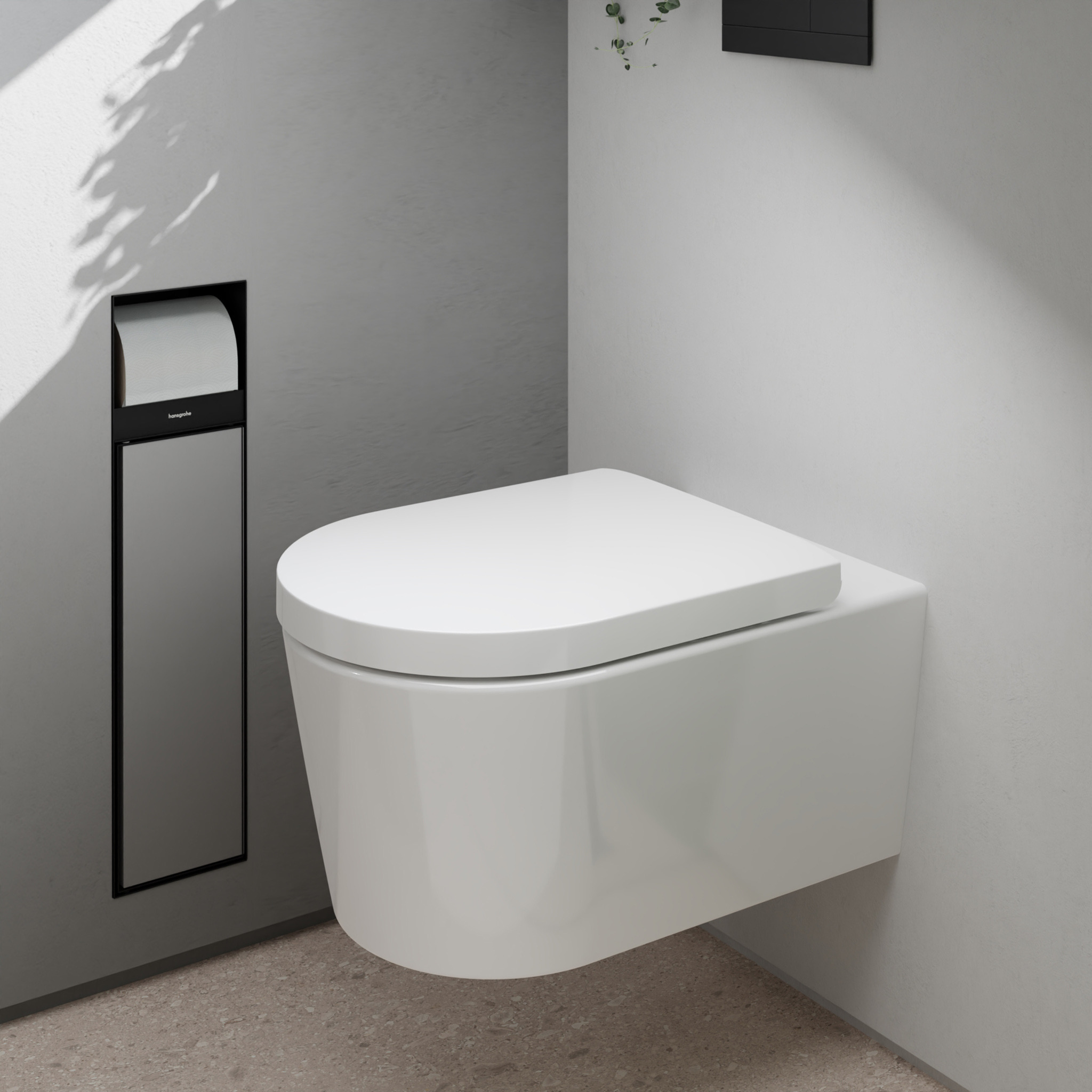 Hansgrohe EluPura S miska WC z deską wolnoopadającą wisząca bez kołnierza biały połysk 60292450