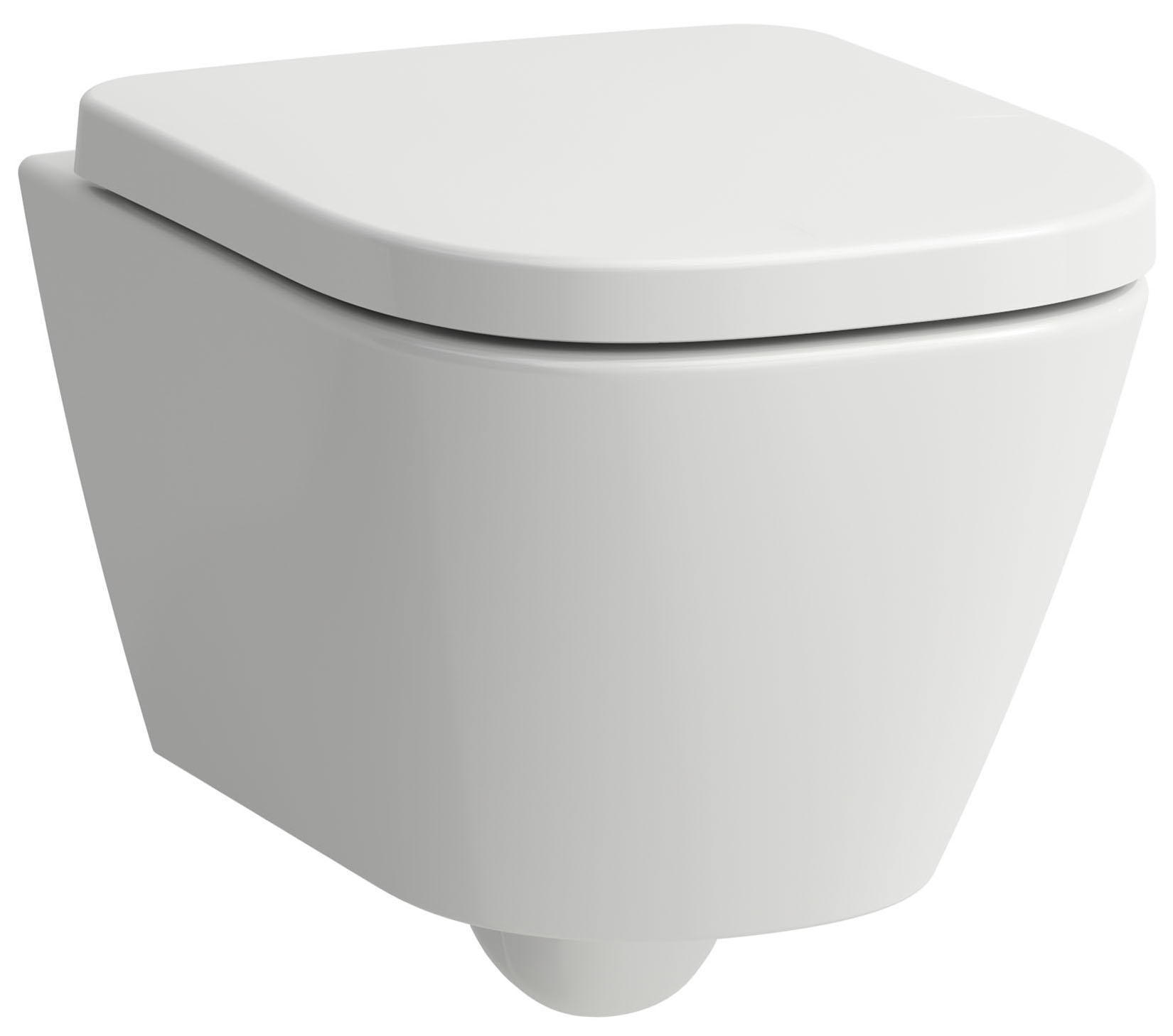 Laufen Meda miska WC wisząca bez kołnierza spłukiwanie wirowe biały mat H8201137570001