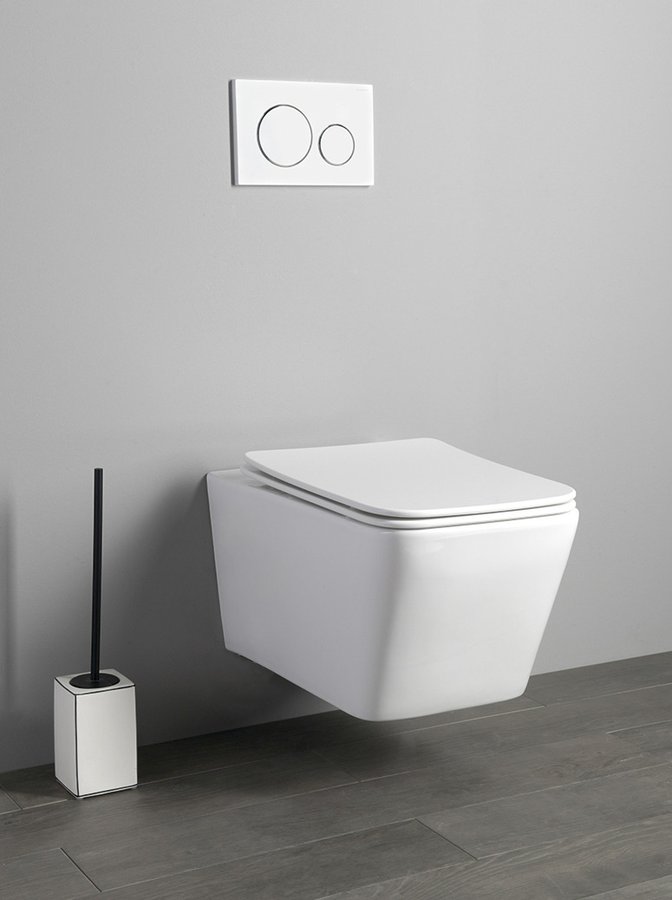 Sapho Porto miska WC wisząca bez kołnierza Rimless biały PZ102WR