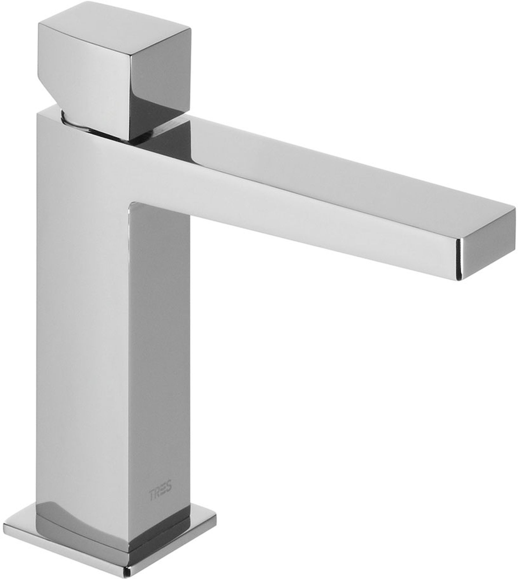 Tres Slim Exclusive bateria umywalkowa stojąca chrom 202.103.02