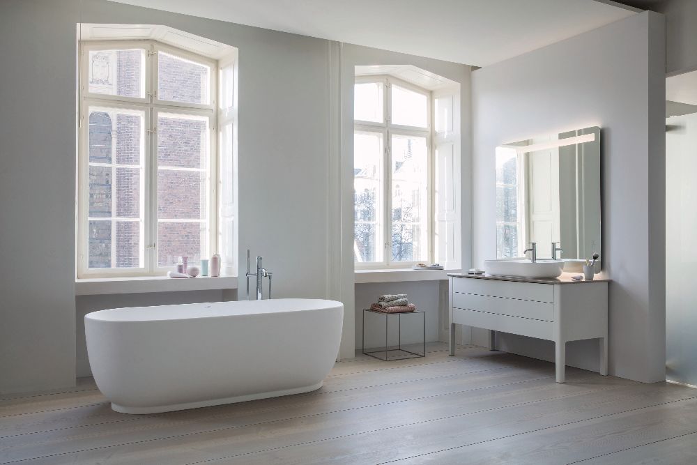 Duravit C.1 bateria wannowo-prysznicowa wolnostojąca chrom C15250000010