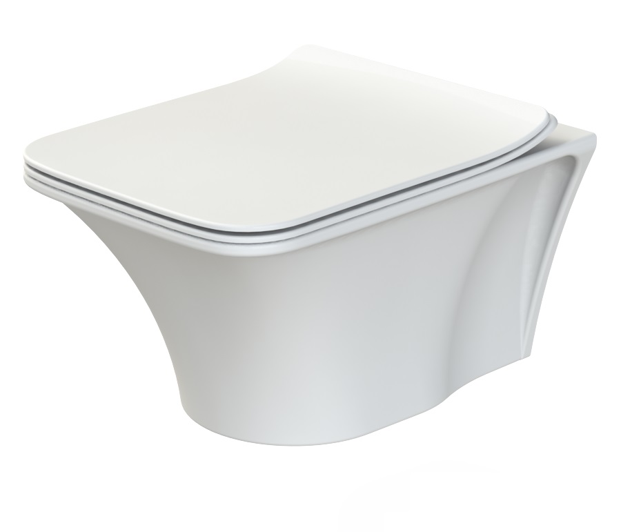 CeraStyle Ibiza miska WC wisząca bez kołnierza Rimless biała 018900-w