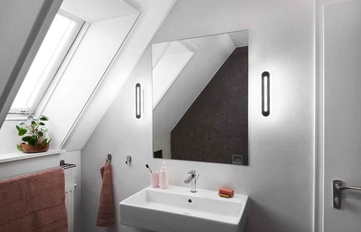 Ledvance Smart+ WiFi Wall Orbis Bath kinkiet 1x17W czarny
