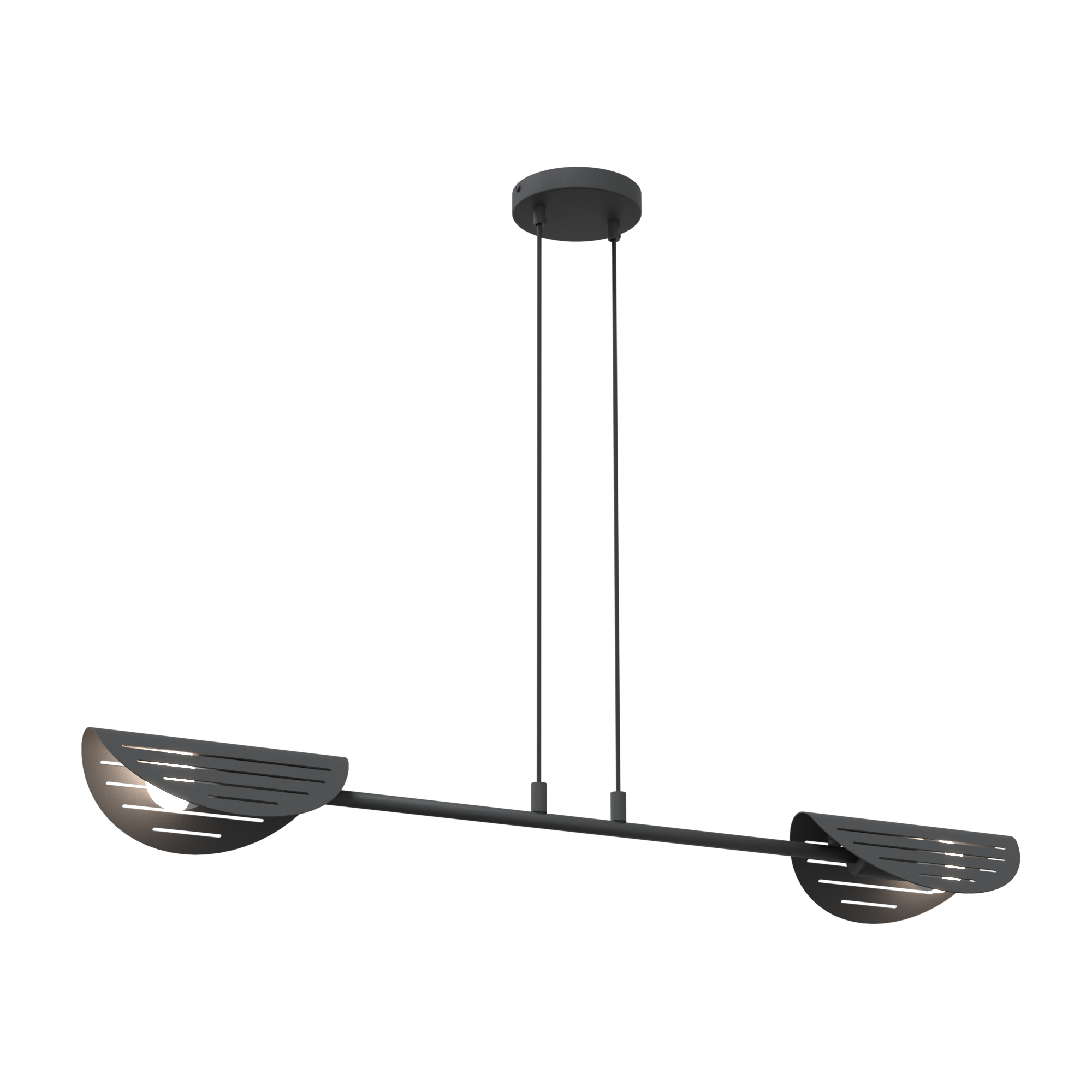 Emibig Saber lampa wisząca 2x15 W czarna 1430/2