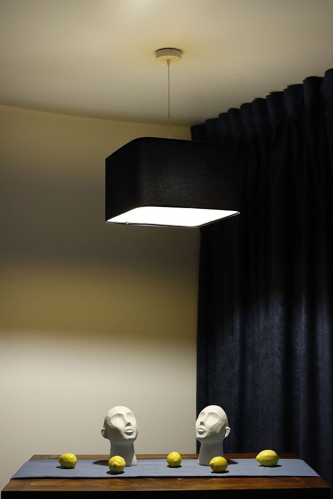 BPS Koncept Kwadro sue lampa wisząca 1x60 W złota-granatowa KW-108-40W20
