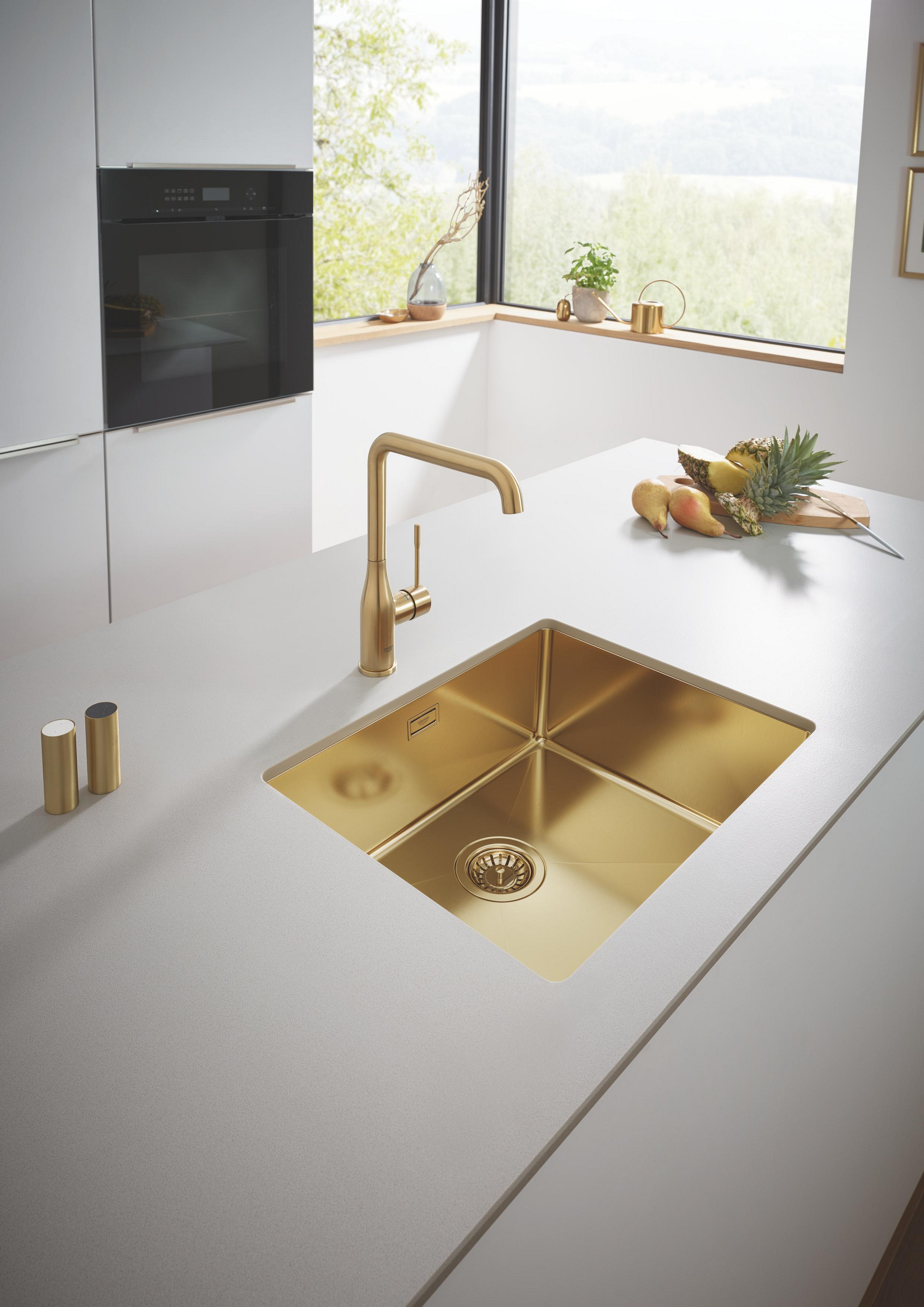 Grohe K700 zlewozmywak stalowy 50x40 cm Brushed Cool Sunrise 31574GN1