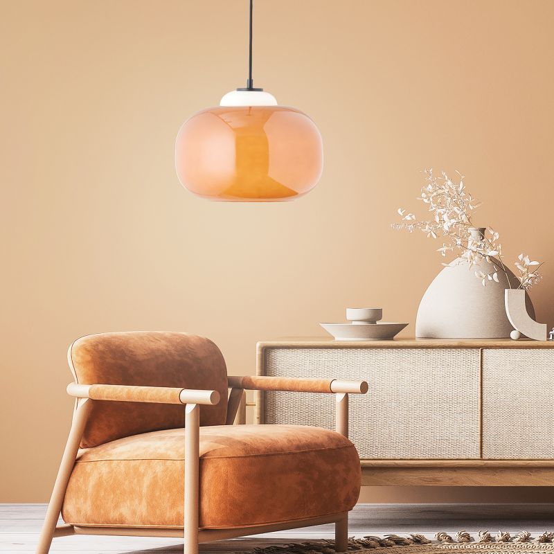 Brilliant Blop lampa wisząca 1x60W pomarańczowa 99860/07