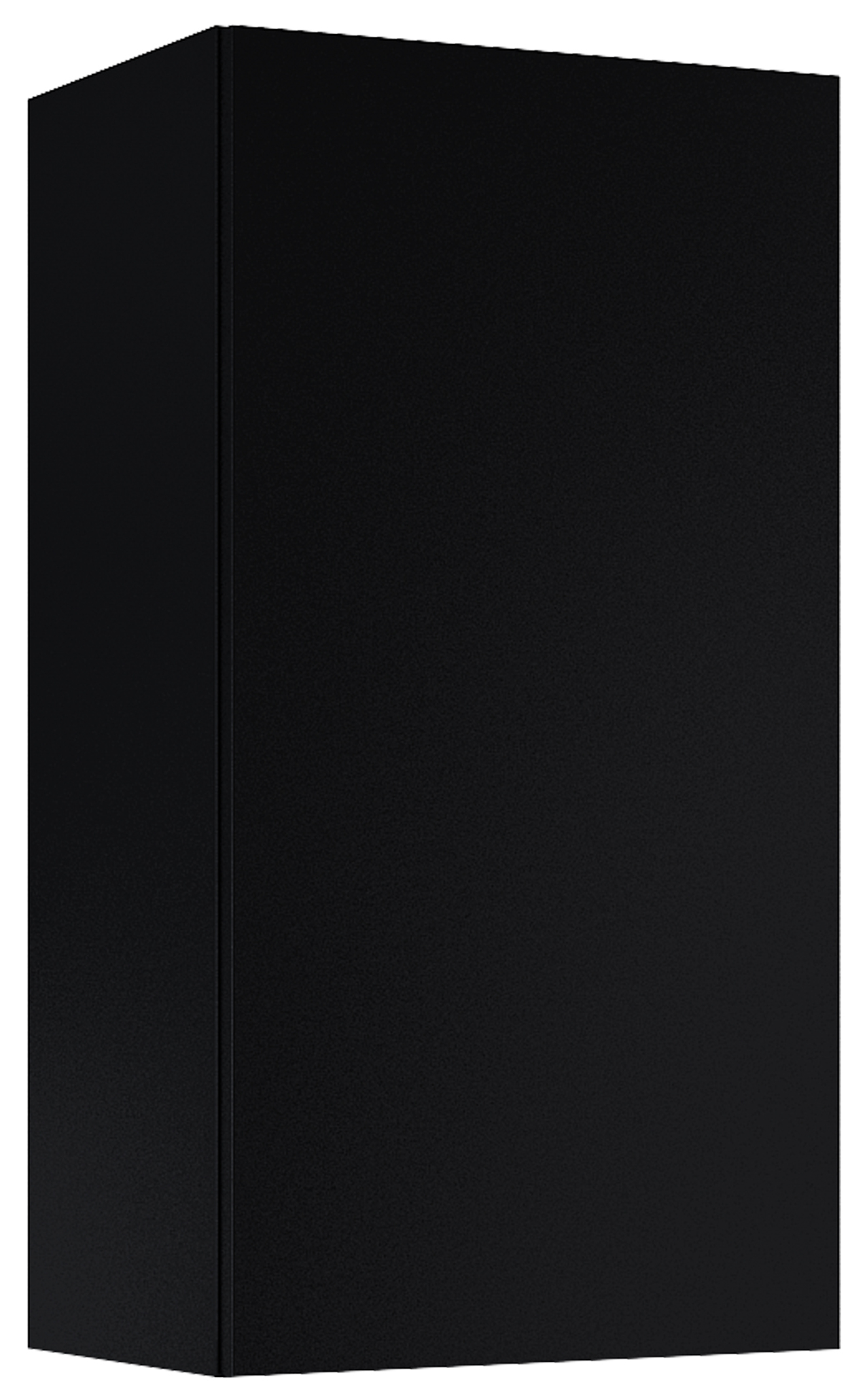 Roca Extra szafka 40x31,6x80 cm boczna wisząca czarny mat A857958532