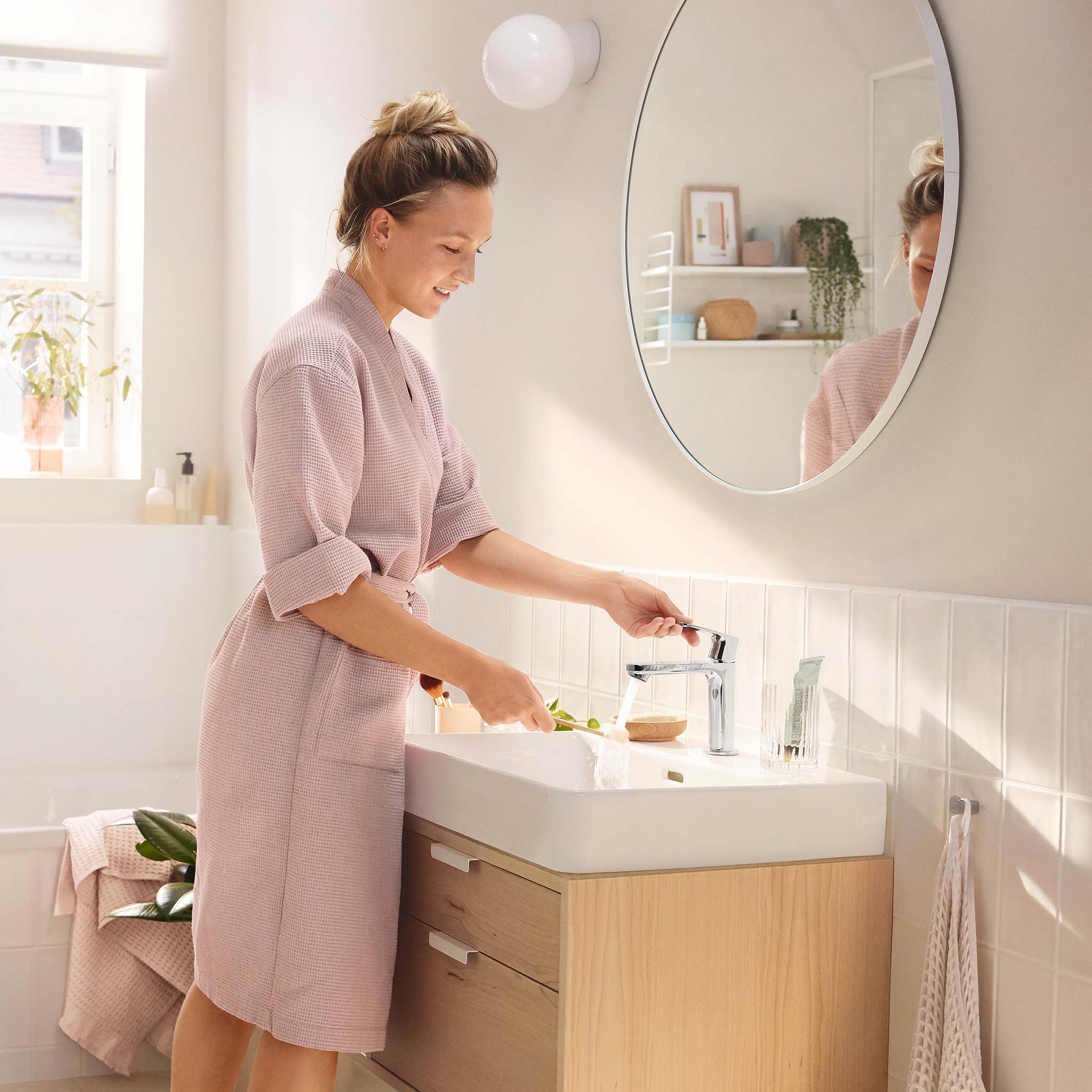 Hansgrohe Rebris S bateria umywalkowa stojąca chrom 72519000 - Wysyłka w 24h