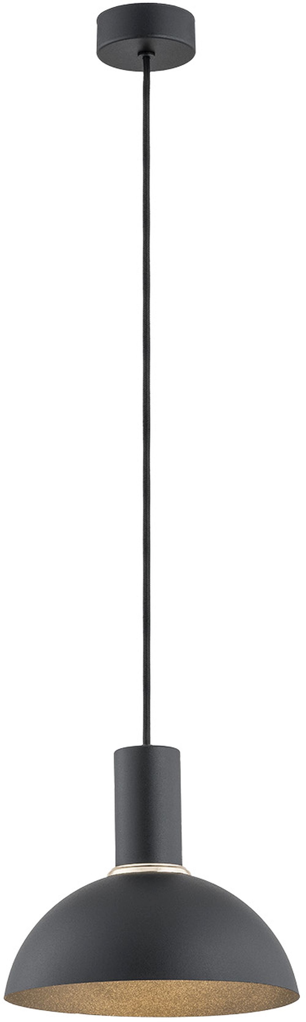 Argon Sines lampa wisząca 1x15 W czarna-mosiądz 4222
