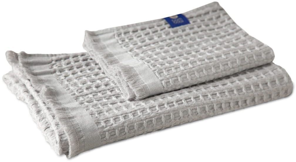 Texpol Soft Wafel ręcznik 160x80 cm i 80x50 cm komplet 2 szt bambusowy szary 26672