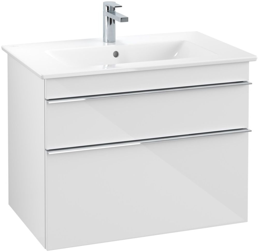 Villeroy & Boch Venticello szafka 75 cm podumywalkowa wisząca Glossy White A92501DH