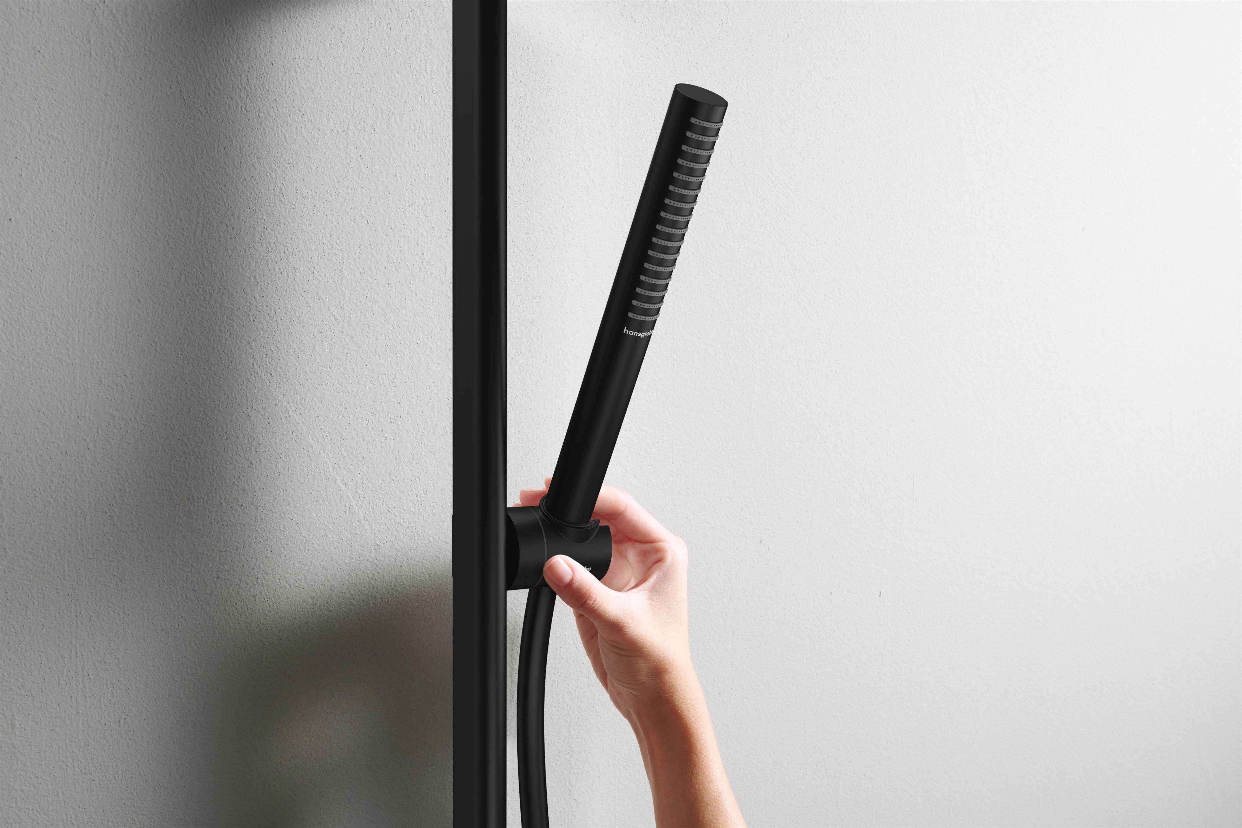 Hansgrohe Pulsify S słuchawka prysznicowa EcoSmart czarny mat 24125670 - Wysyłka w 24h
