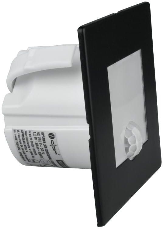 DPM lampa przypodłogowa 1x1,2 W czarna YCB177B-PIR - Wysyłka w 24h