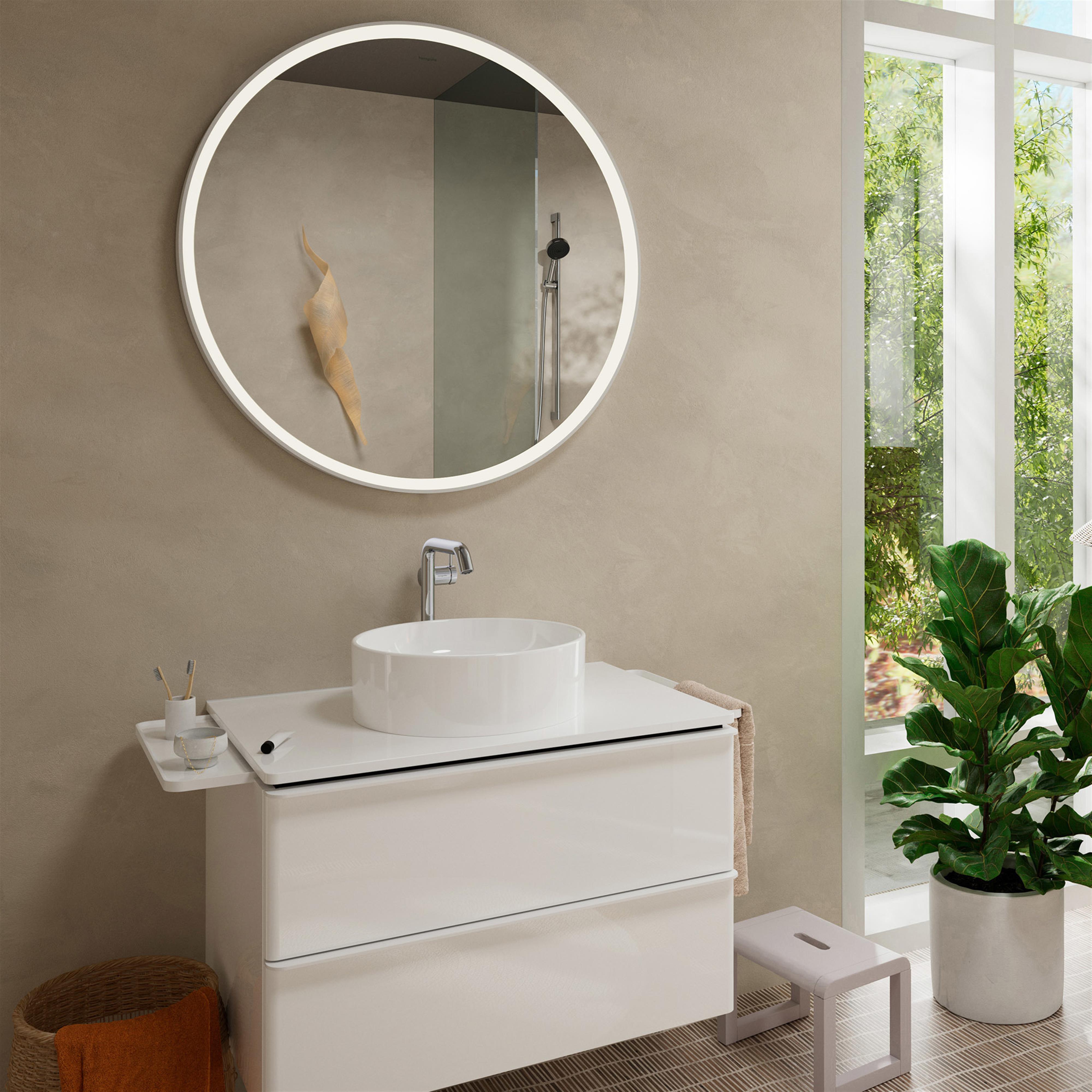 Hansgrohe Tecturis S bateria umywalkowa stojąca wysoka CoolStart chrom 73372000 - Wysyłka w 24h