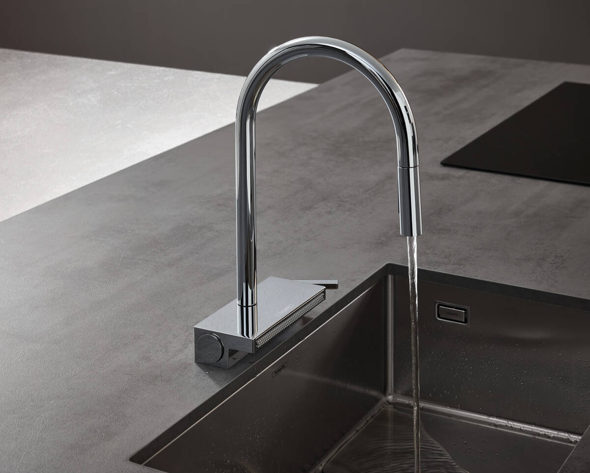 Hansgrohe Aquno Select M81 bateria kuchenna stojąca chrom 73837000