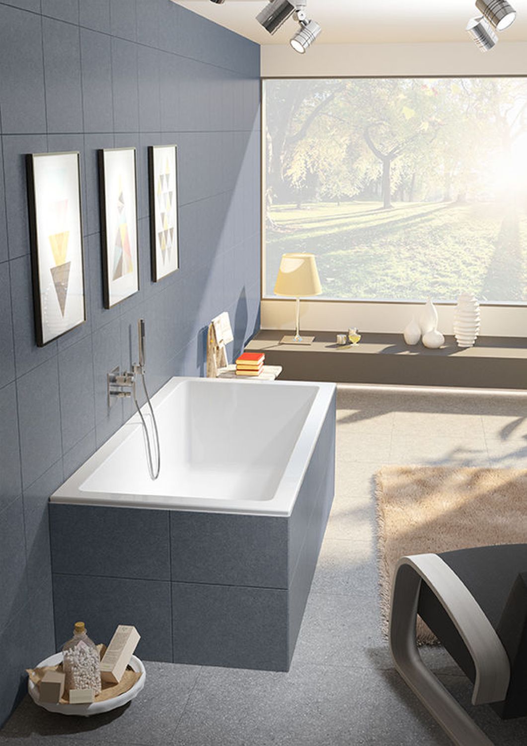 Riho Rethink Cubic wanna prostokątna 180x90 cm biały błyszczący B107001005