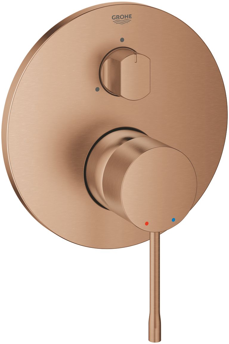 Grohe Essence bateria wannowo-prysznicowa podtynkowa brushed warm sunset 24092DL1 - Wysyłka w 24h