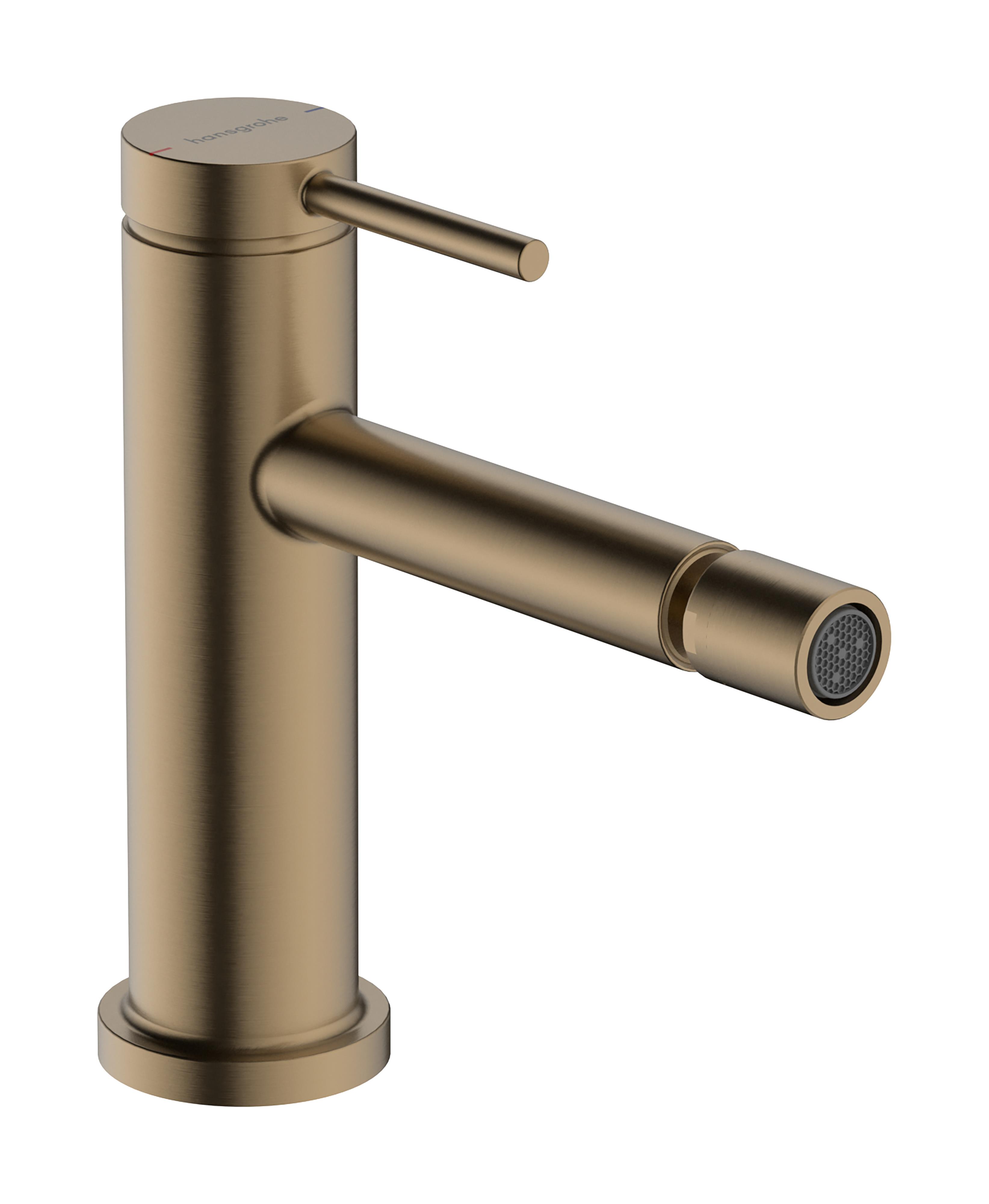 Hansgrohe Tecturis S bateria bidetowa stojąca brąz szczotkowany 73201140