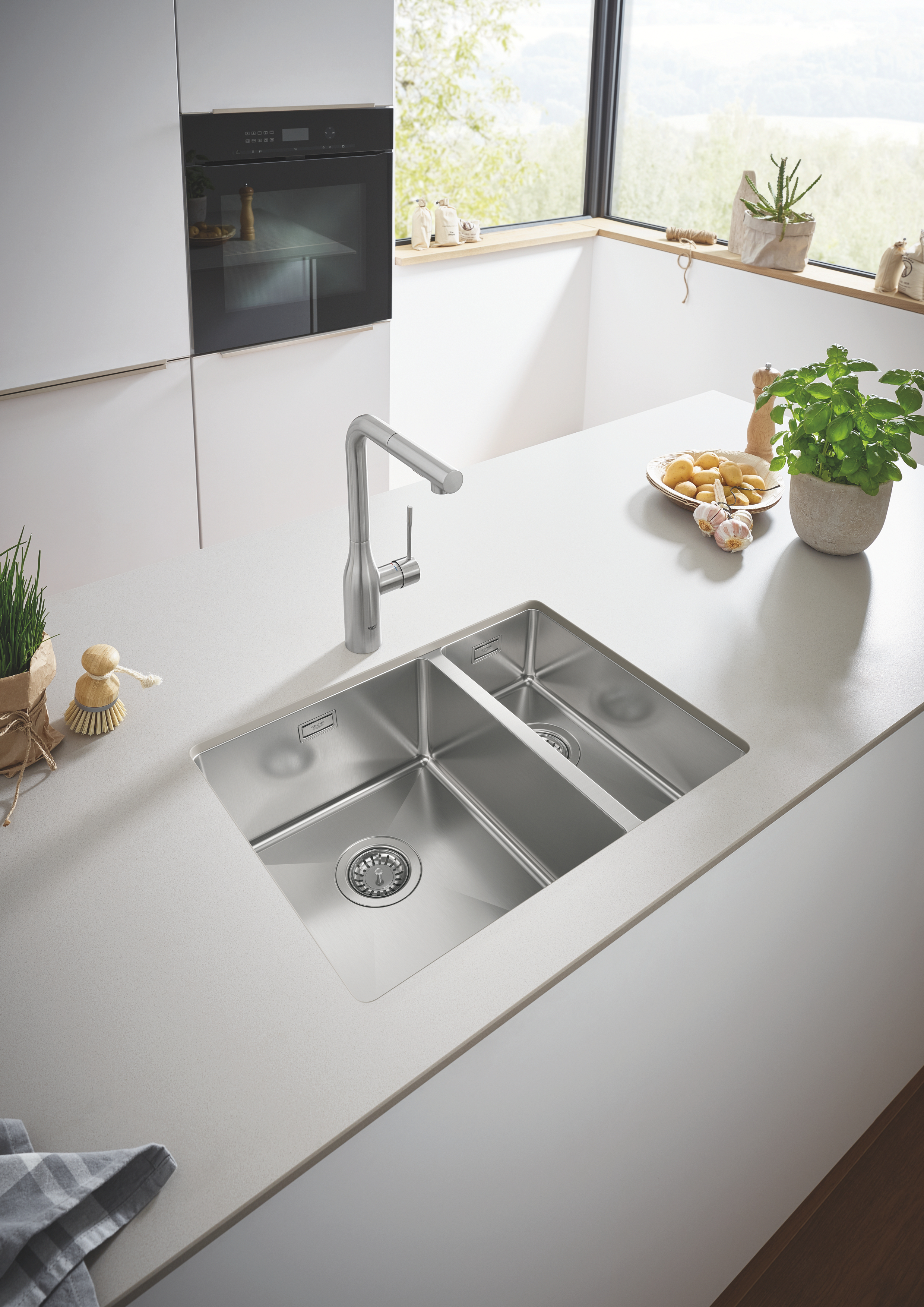 Grohe K700 zlewozmywak stalowy 59,5x45 cm 31577SD1 - Wysyłka w 24h