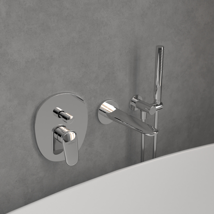 Villeroy & Boch Antao bateria wannowo-prysznicowa podtynkowa chrom TVT11100100061