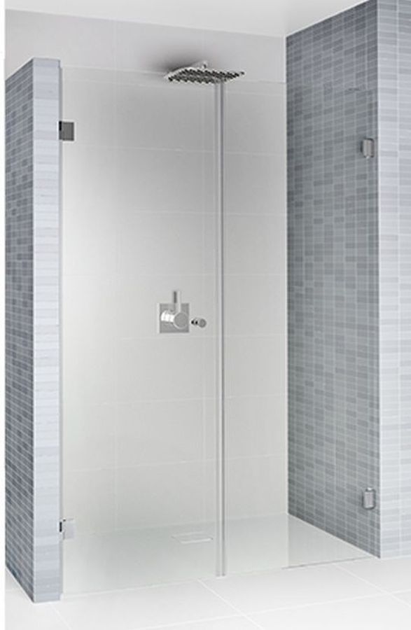 Riho Scandic NXT X102 drzwi prysznicowe 90 cm wnękowe lewe chrom błyszczący/szkło przezroczyste G001009120