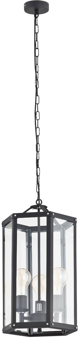 Argon Bodrum lampa wisząca 3x15W czarny 1253